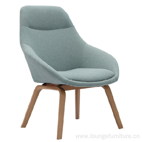 Hot Sales Office Lounge Chair Indoor Wood Legs